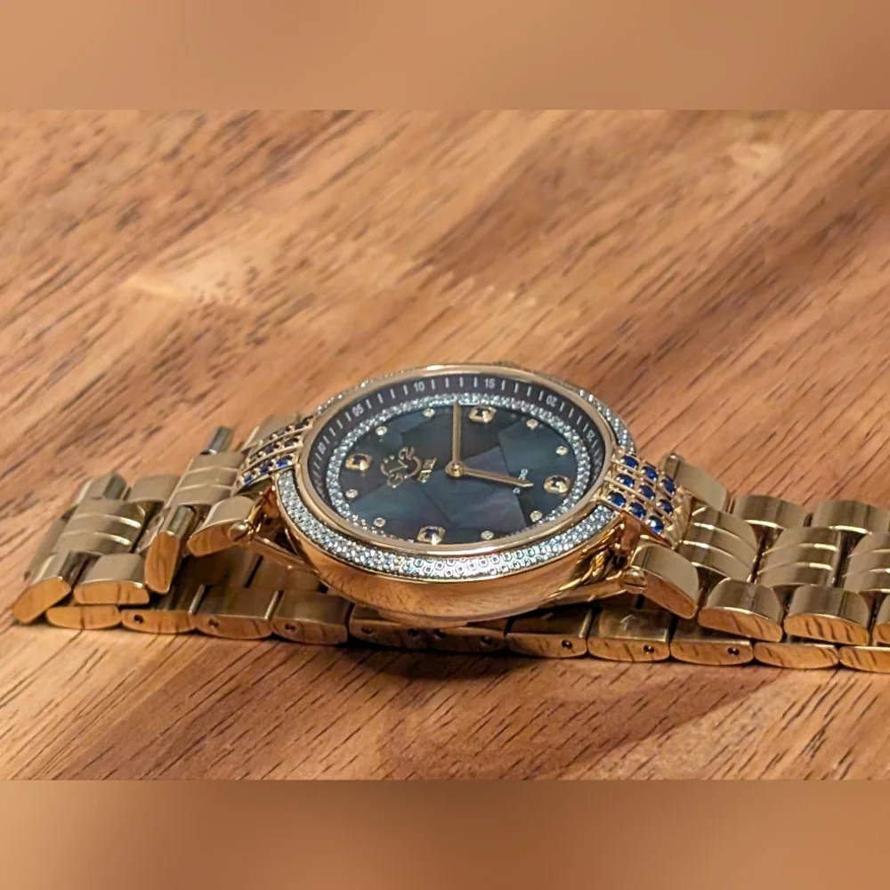 Gv2 By Gevril Matera Diamond Mother of Pearl Dial Ladies Watch